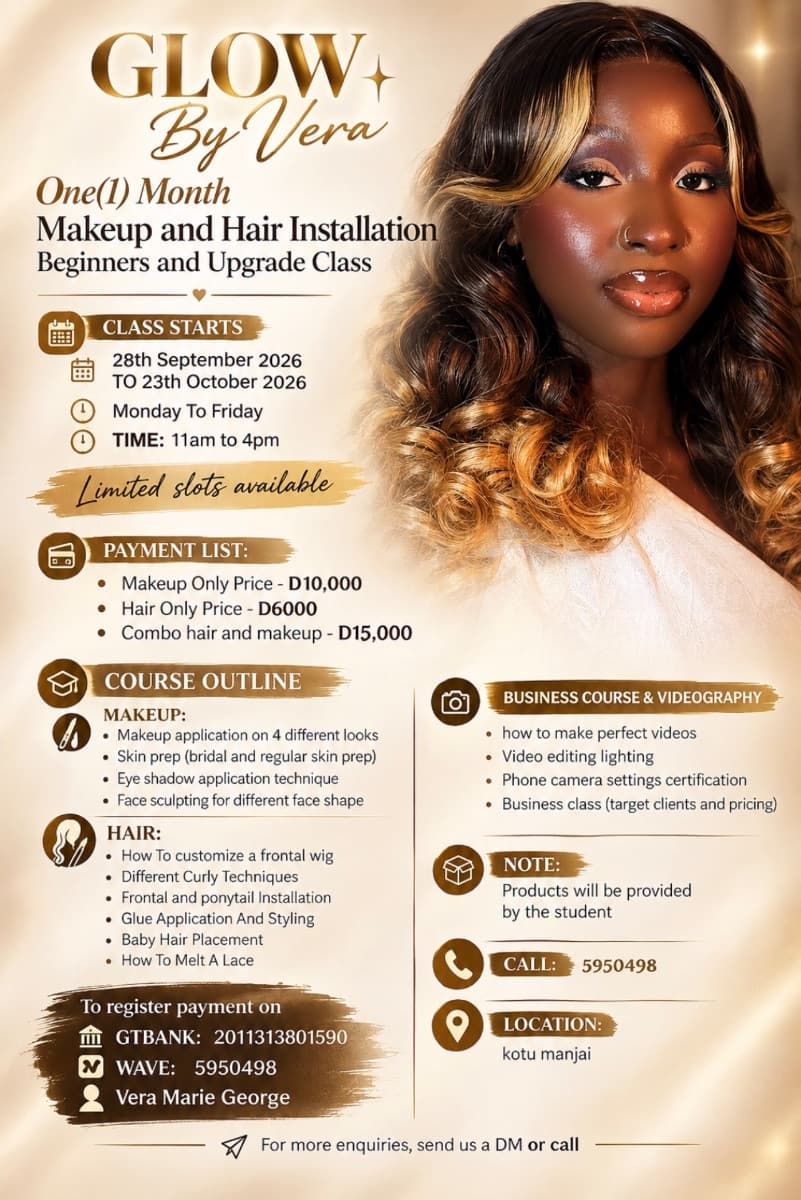 Makeup (Beginner and Upgrade Class)